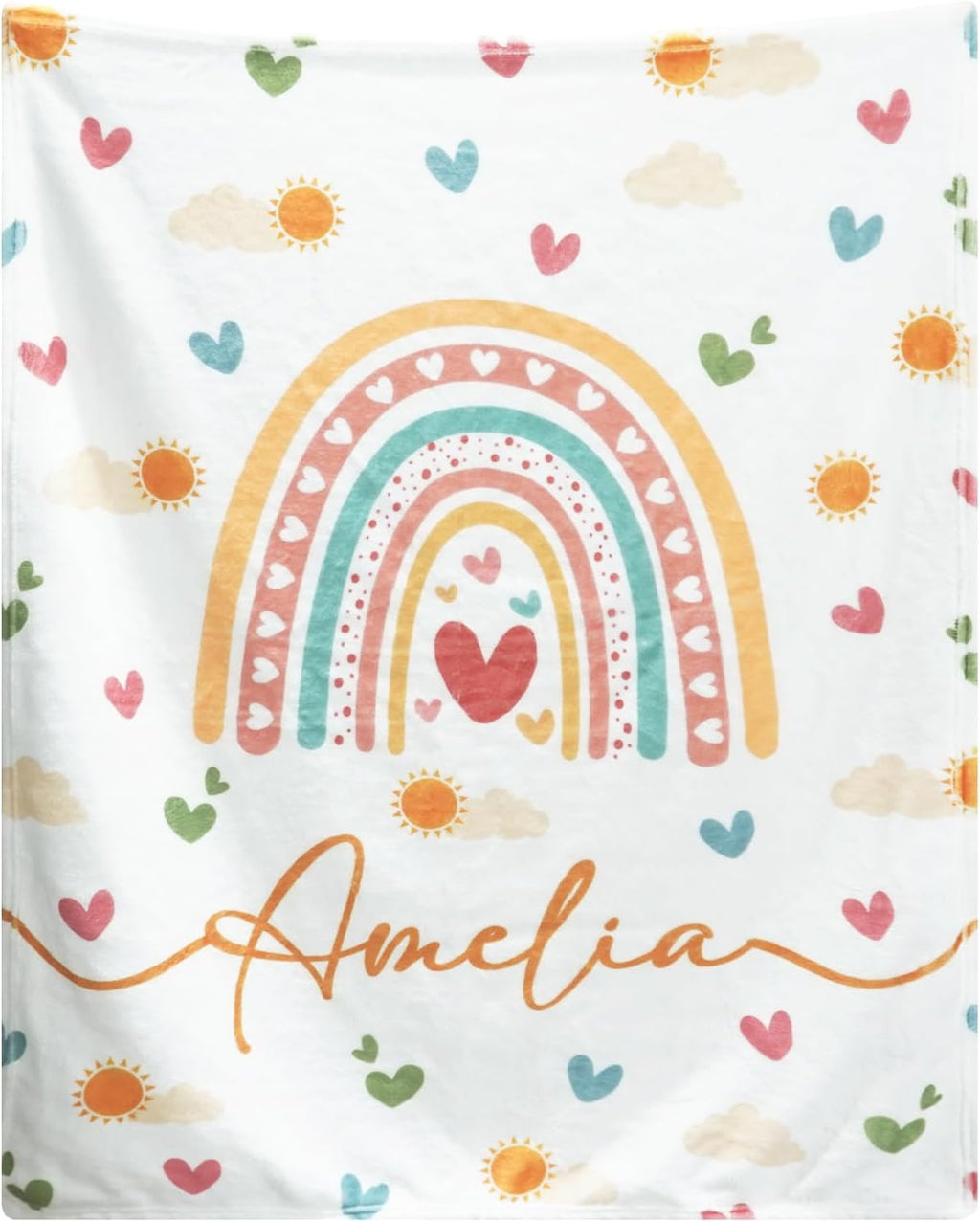 Personalized Baby Blankets for Girls - personalized soft baby blanket