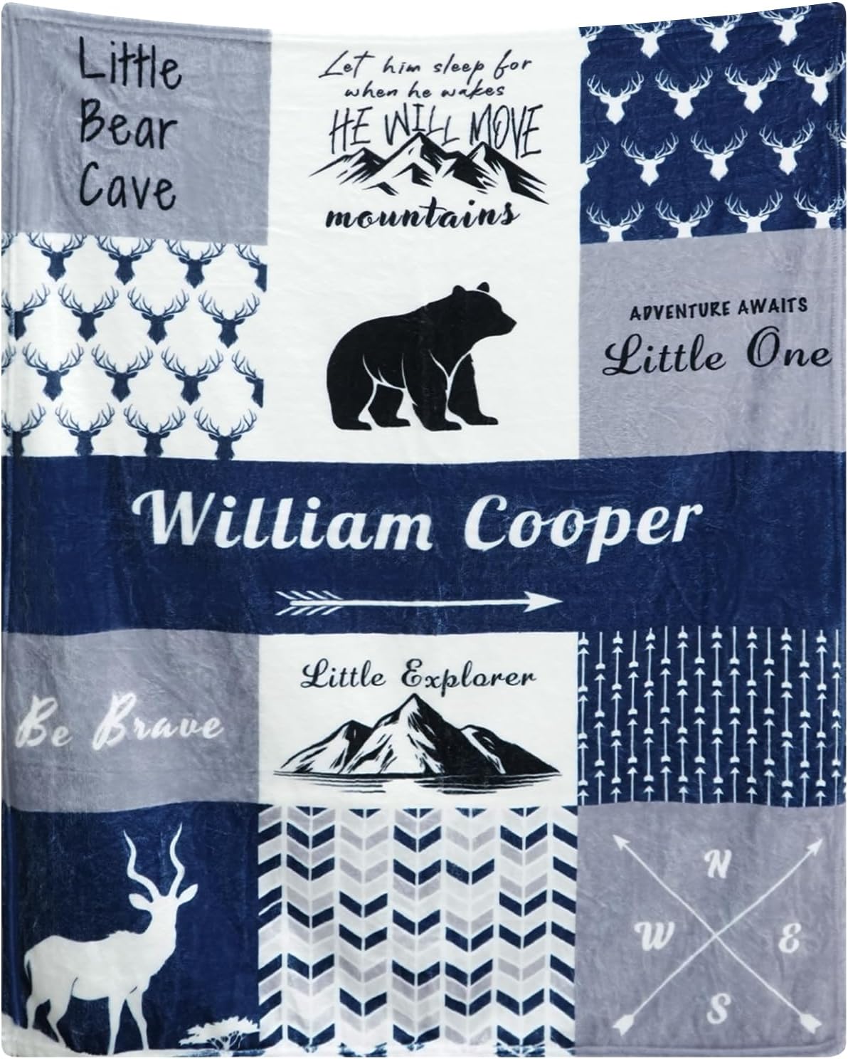 Personalized Baby Blankets for Girls - personalized soft baby blanket