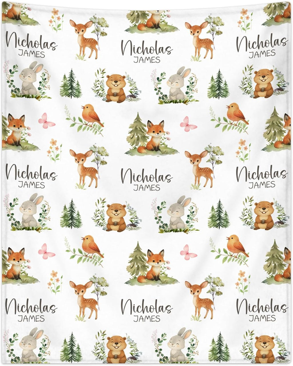 Personalized Baby Blankets for Girls - personalized soft baby blanket