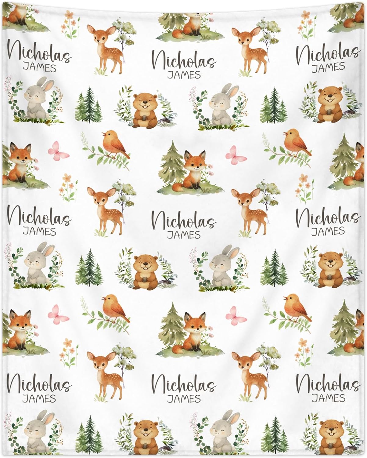 Personalized Baby Blankets for Girls - personalized soft baby blanket