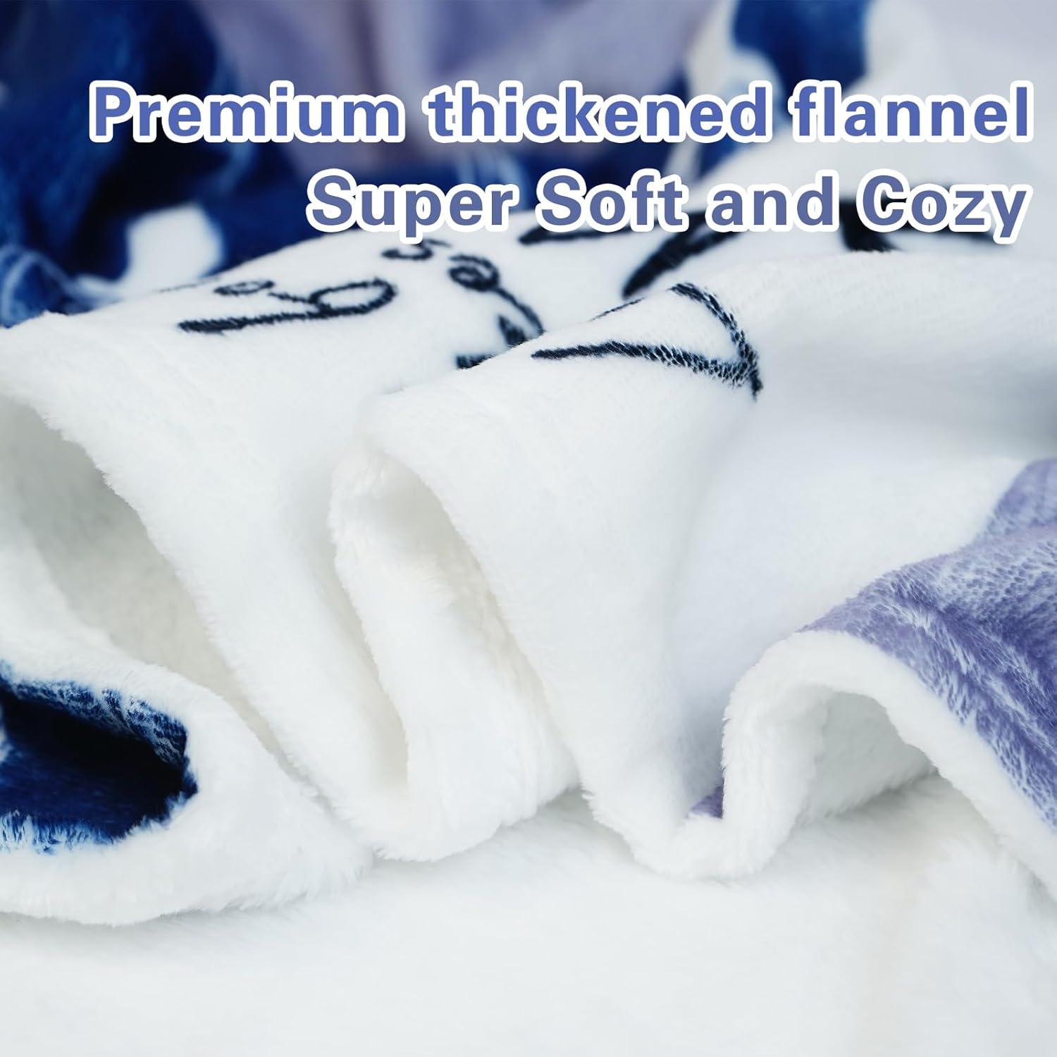 Personalized Baby Blankets for Girls | Custom Baby Blanket with Name for Kids | Woodland Animals-a