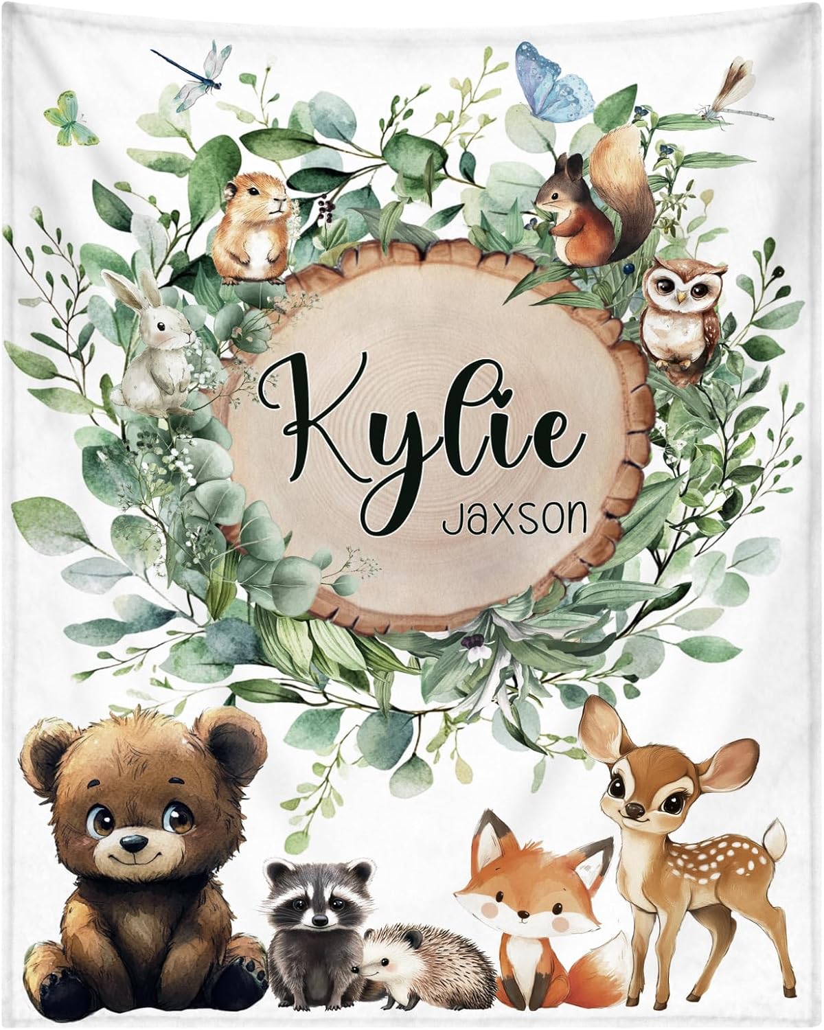 Personalized Baby Blankets for Girls - personalized soft baby blanket