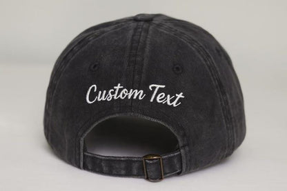 Embroidered Cardinal Bird Cap - Stylish Dark Blue Adjustable Hat - Image 2