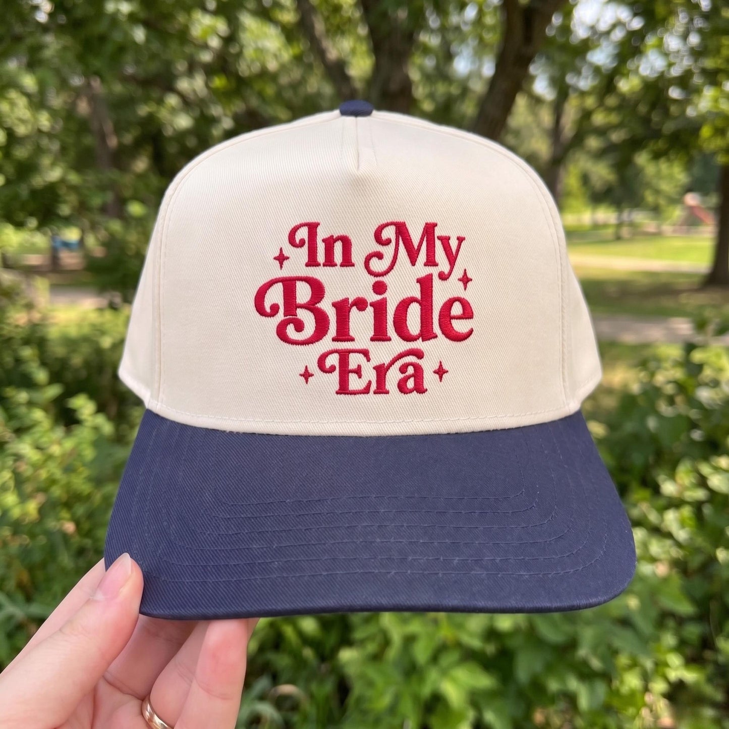 Trendy 'In My Bride Era' Embroidered Cap - Stylish Wedding Accessory - Image 2