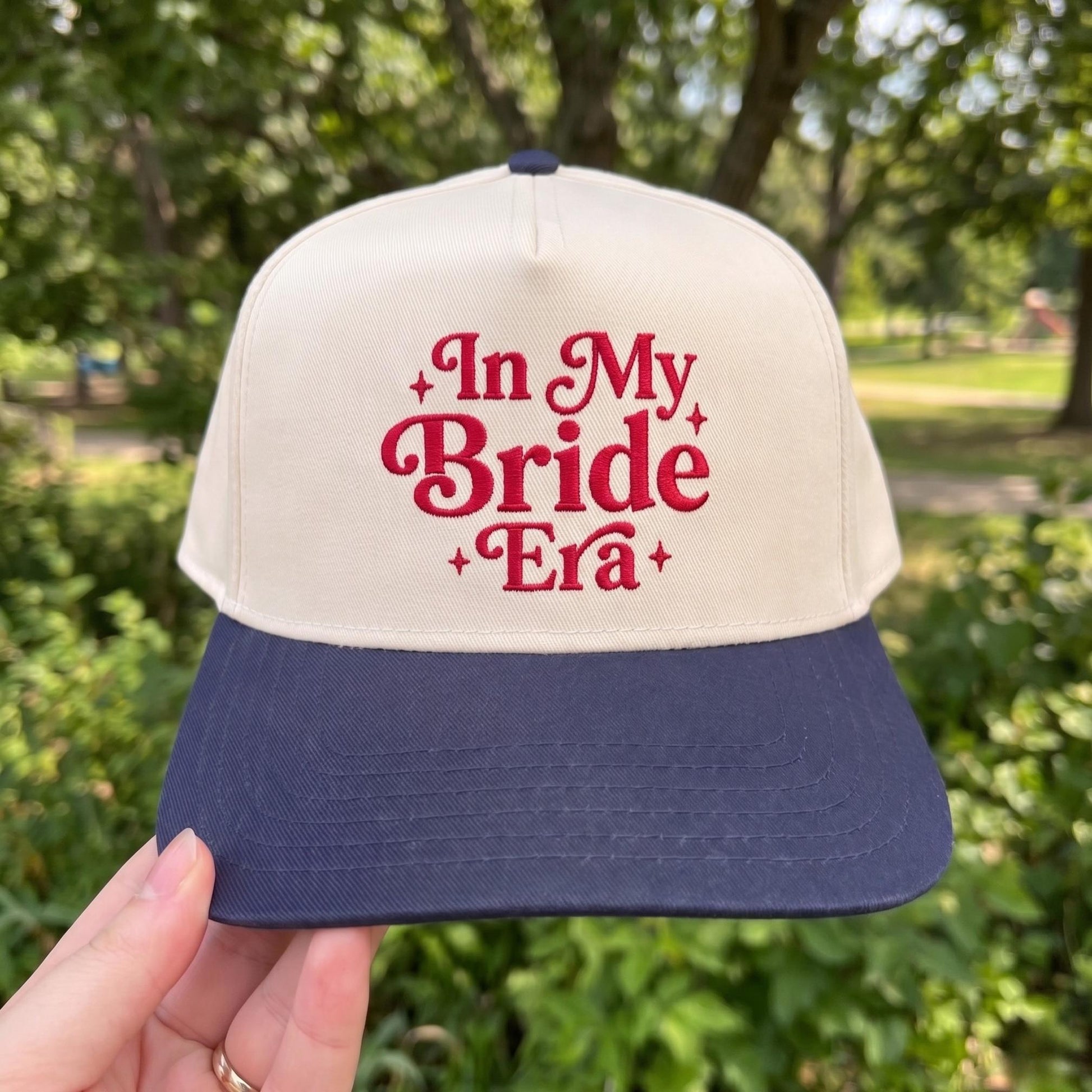 Trendy 'In My Bride Era' Embroidered Cap - Stylish Wedding Accessory - Image 2