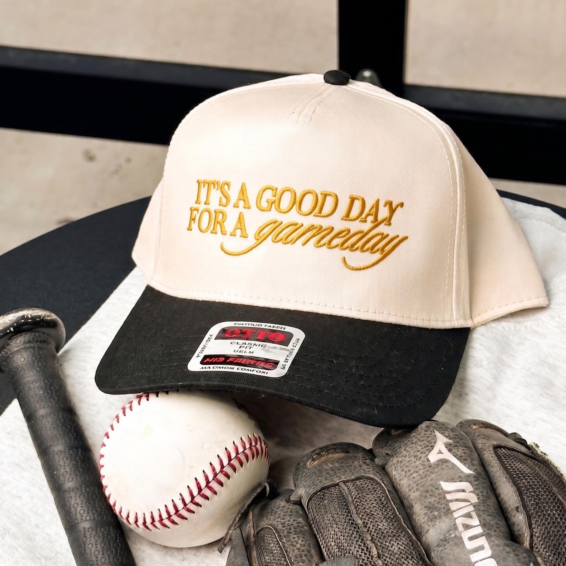 Baseball Cap with 'It's A Good Day for a Gameday' Embroidery - Classic Fit - Image 2