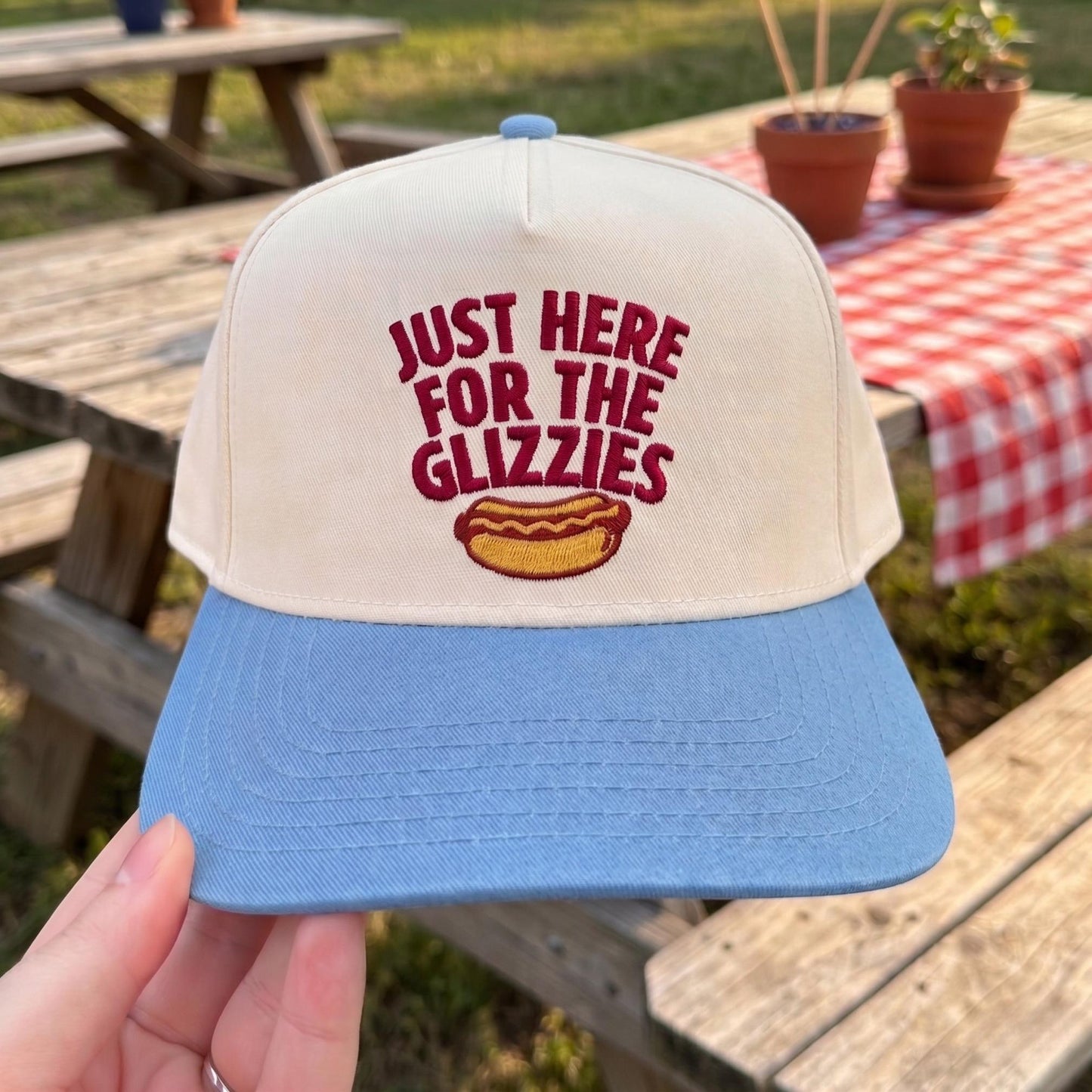 Trendy Baseball Cap with Fun Glizzy Design - Perfect for BBQ Lovers - Image 2
