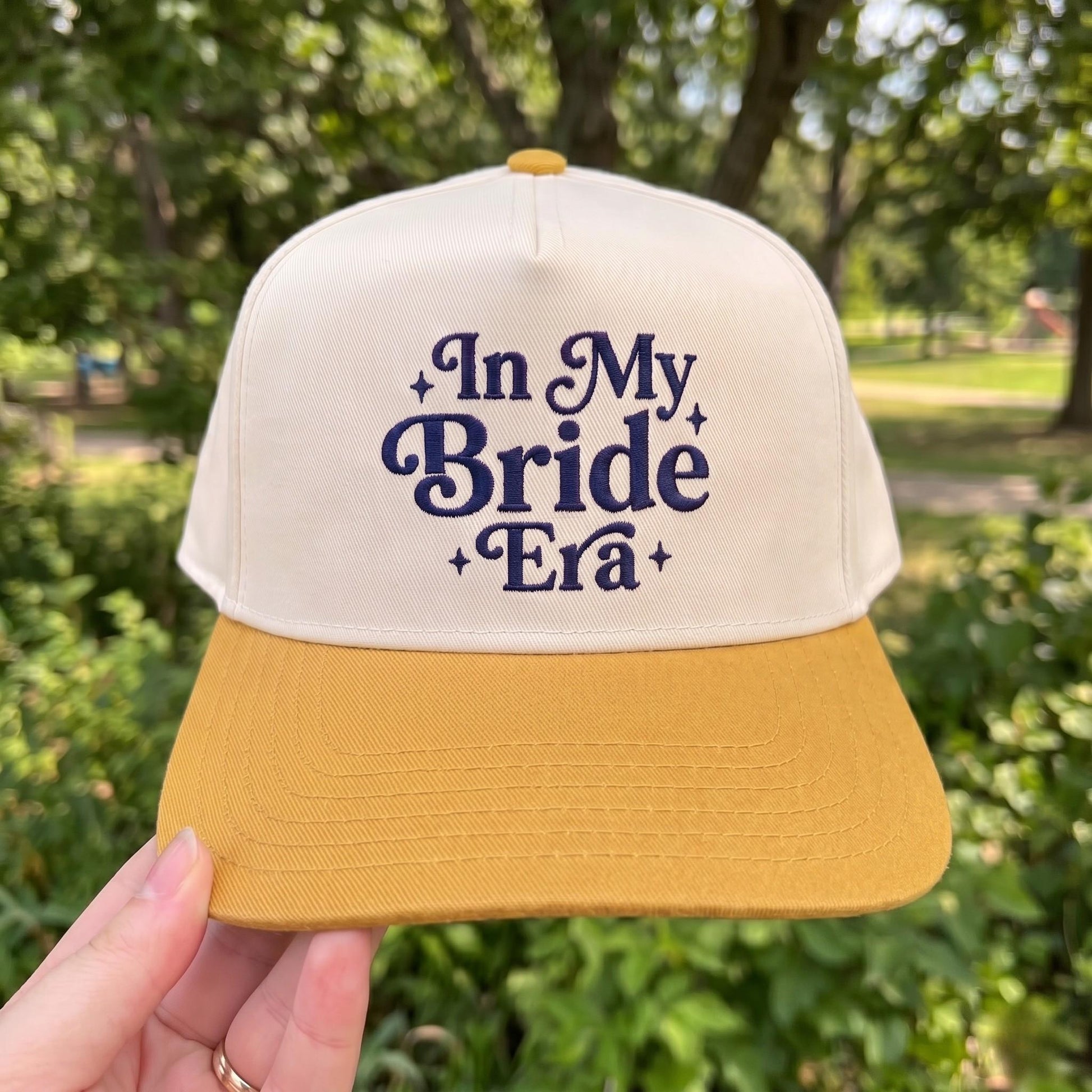 Trendy 'In My Bride Era' Embroidered Cap - Stylish Wedding Accessory - Image 3
