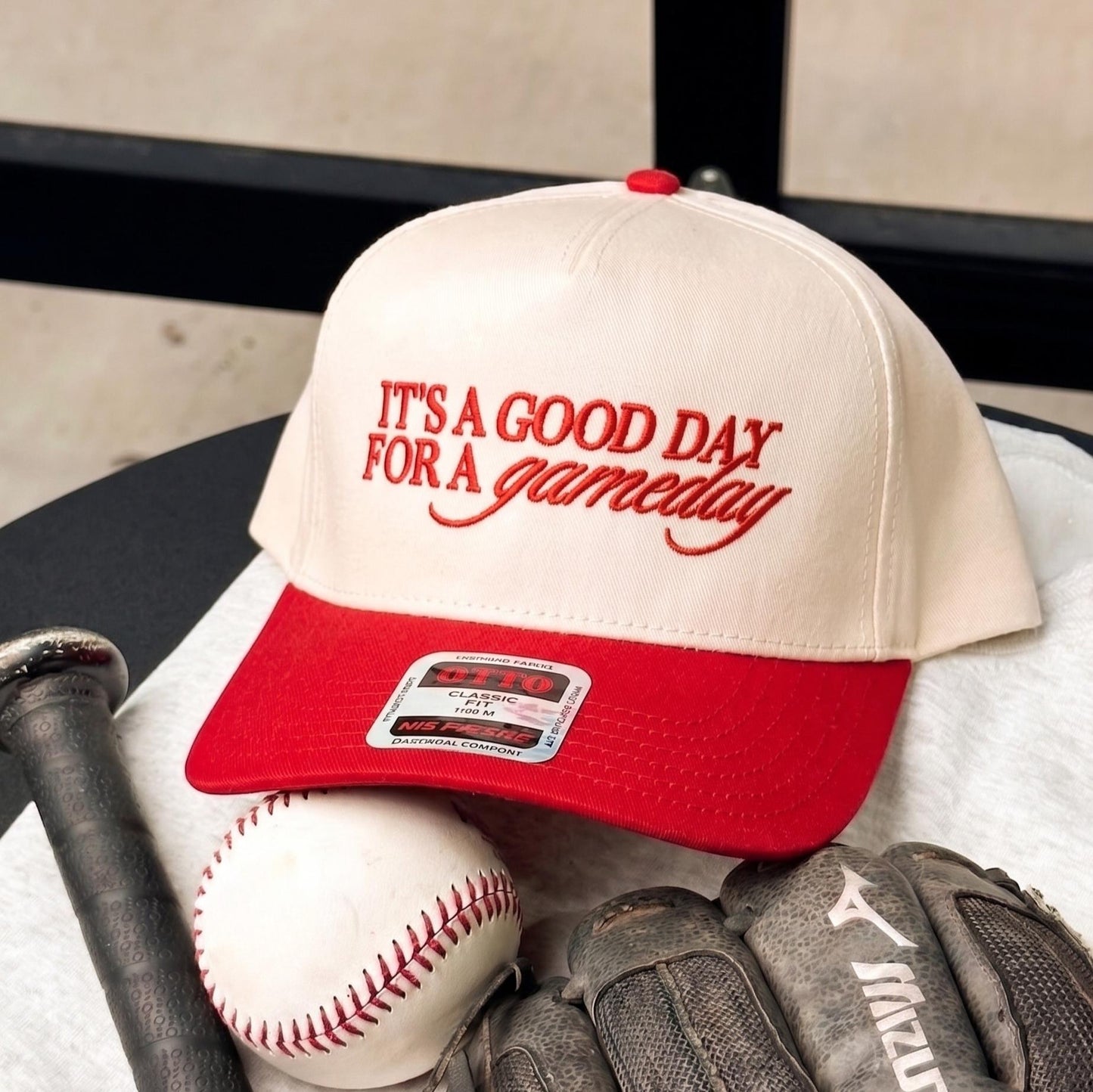 Baseball Cap with 'It's A Good Day for a Gameday' Embroidery - Classic Fit - Image 3