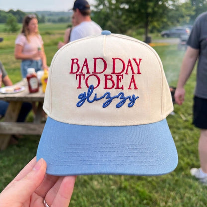 Novelty Embroidered Cap with Fun BBQ Quote - Red & White Trucker Hat - Image 3