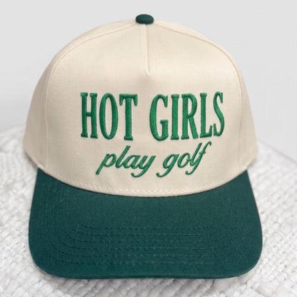 Trendy Golf Dad Cap with Pink Embroidered Design - Fun Sports Hat - Image 3