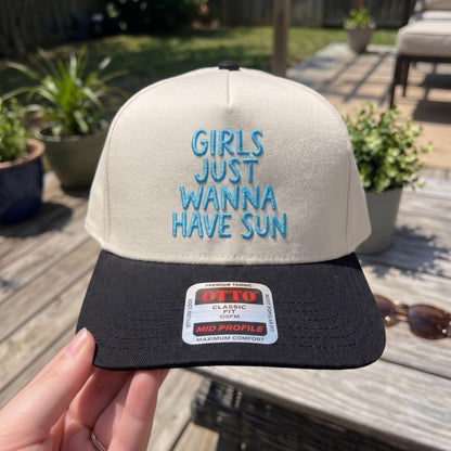 Trendy Sun Catching Cap with Fun Embroidery - Adjustable Fit - Image 3