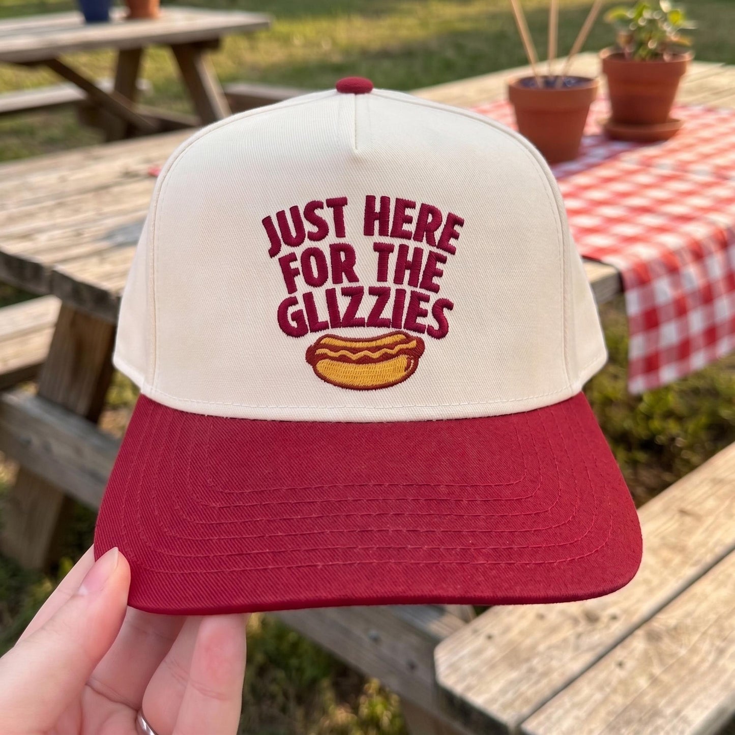 Trendy Baseball Cap with Fun Glizzy Design - Perfect for BBQ Lovers - Image 3